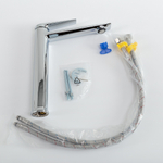 Cмеситель для накладной раковины Cezares LINER-LC-01-W0 без донного клапана