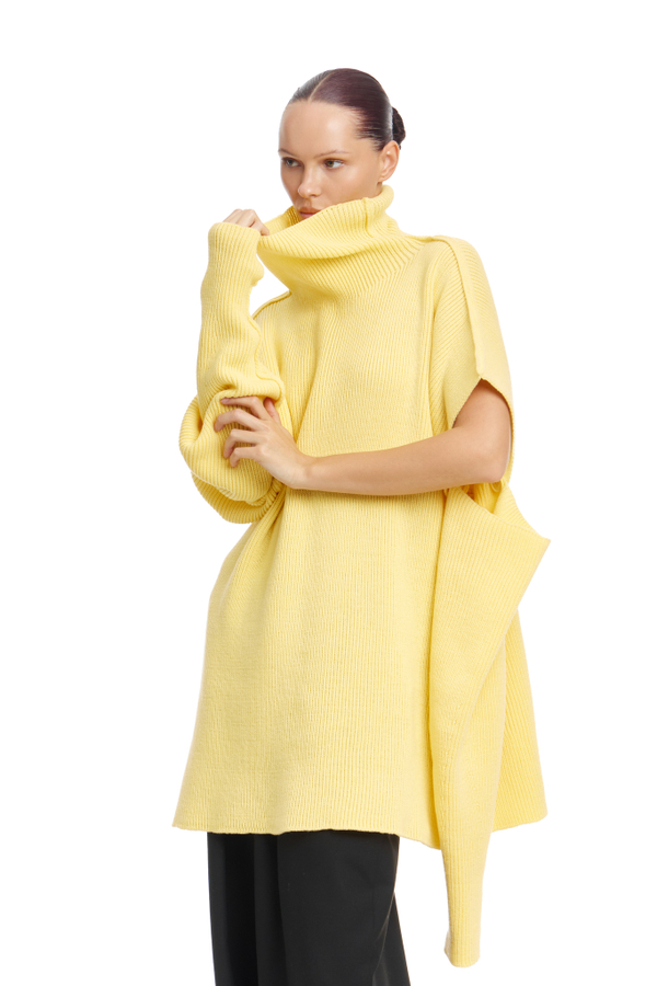 Джемпер с отстегивающимися рукавами WARM UP Lemon