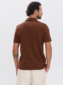 Футболка-поло трикотажная повседневная