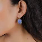 Серьги Franck Herval, Palma, с лазуритом и стразами, FH26.1-12-70277 (синий)