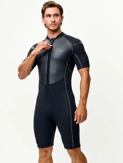 Гидрокостюм Sargan Black King shorty man черный 3 мм