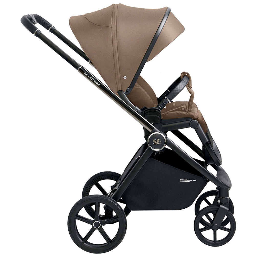 Детская прогулочная коляска Sweet Baby Elegante Chrome/Brown