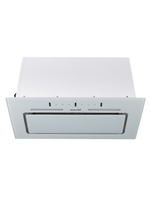 Вытяжка кухонная LedyDC-60GT (WHITE) белый, D150мм,1100м3/ч, полновстраиваемая, ИНВЕРТОРНЫЙ Мотор 110Ватт (Энергетическая эфф-ть класс А+), стекло 60см, сенсорное управление + управление жестами (MACBI)
