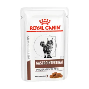 Пауч для кошек, Royal Canin Gastro Intestinal Moderate Calorie, при заболеваниях печени и нарушениях пищеварения