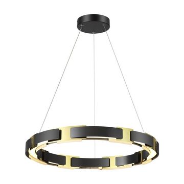 Подвесной светодиодный светильник 4991/55L черный Fierro Odeon Light