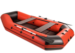 Броня-300 М красный-черный (лодка ПВХ с усилением)