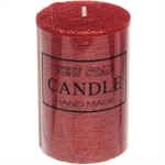 Свеча «New Star» 5*7,5см цвет красный ZD-072