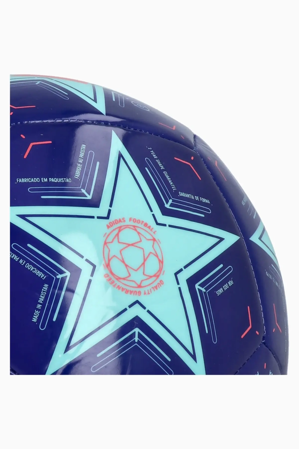 Футбольный мяч adidas UCL Club 24/25 размер 5 - темно-синий