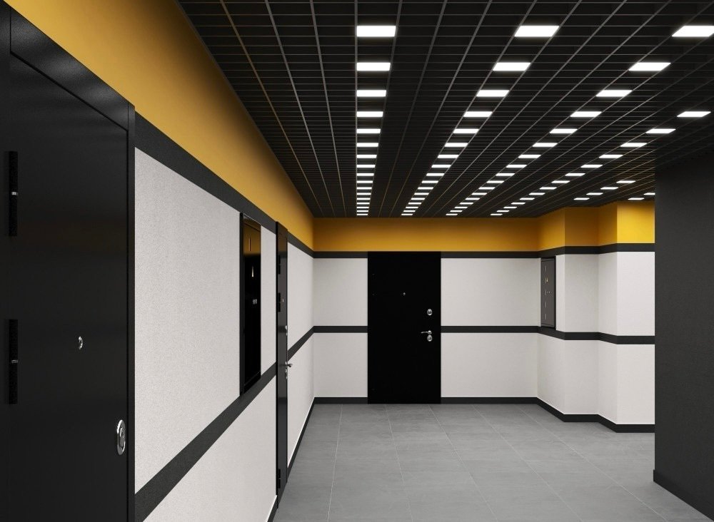 Светильник LED FTP Грильято Домино х6 100х100 (85х85) 50Вт 3000К IP20 4800лм DIOLUM