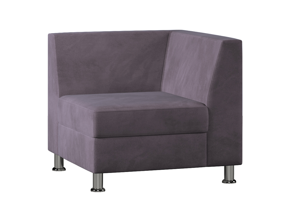 Секция с подлокотником одноместная левая МАРКУС