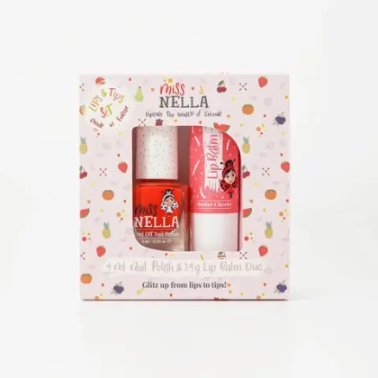 Набор лак и бальзам Miss Nella Besties Duo Pack Butter Cheeks