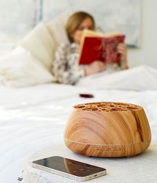 Ультразвуковой аромадиффузор-Bluetooth колонка Plato Milk Oak, Sens