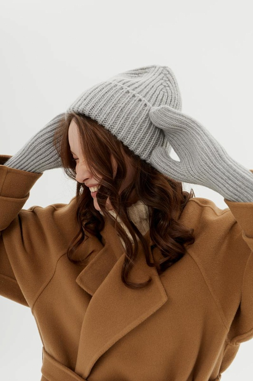 Шапка ШП216-03 серый меланж