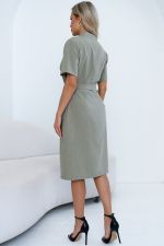 Платье Хистори (оливковый) Р11-1205/3 Nikol