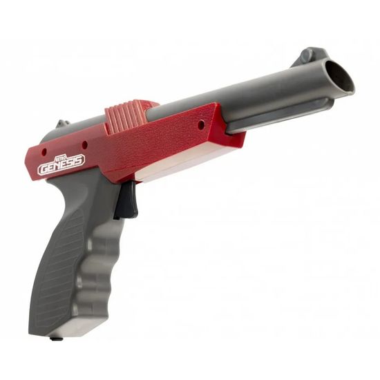Игровая приставка Retro Genesis 8 Bit Lasergun + 303 игры (модель: C-56C, Серия: C-50, AV кабель, 2 проводных джойстика + пистолет Заппер)