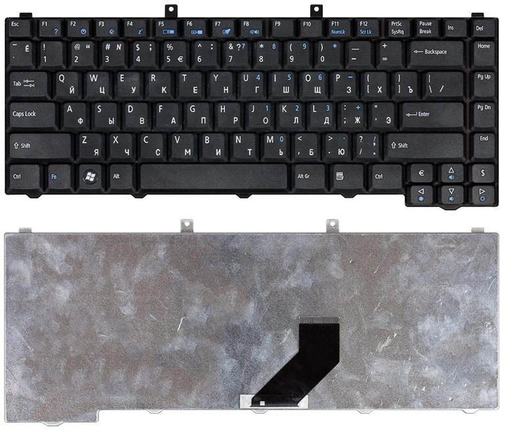 Клавиатура для ноутбука Acer Aspire 3100 5100 3690 3650 5610 черная