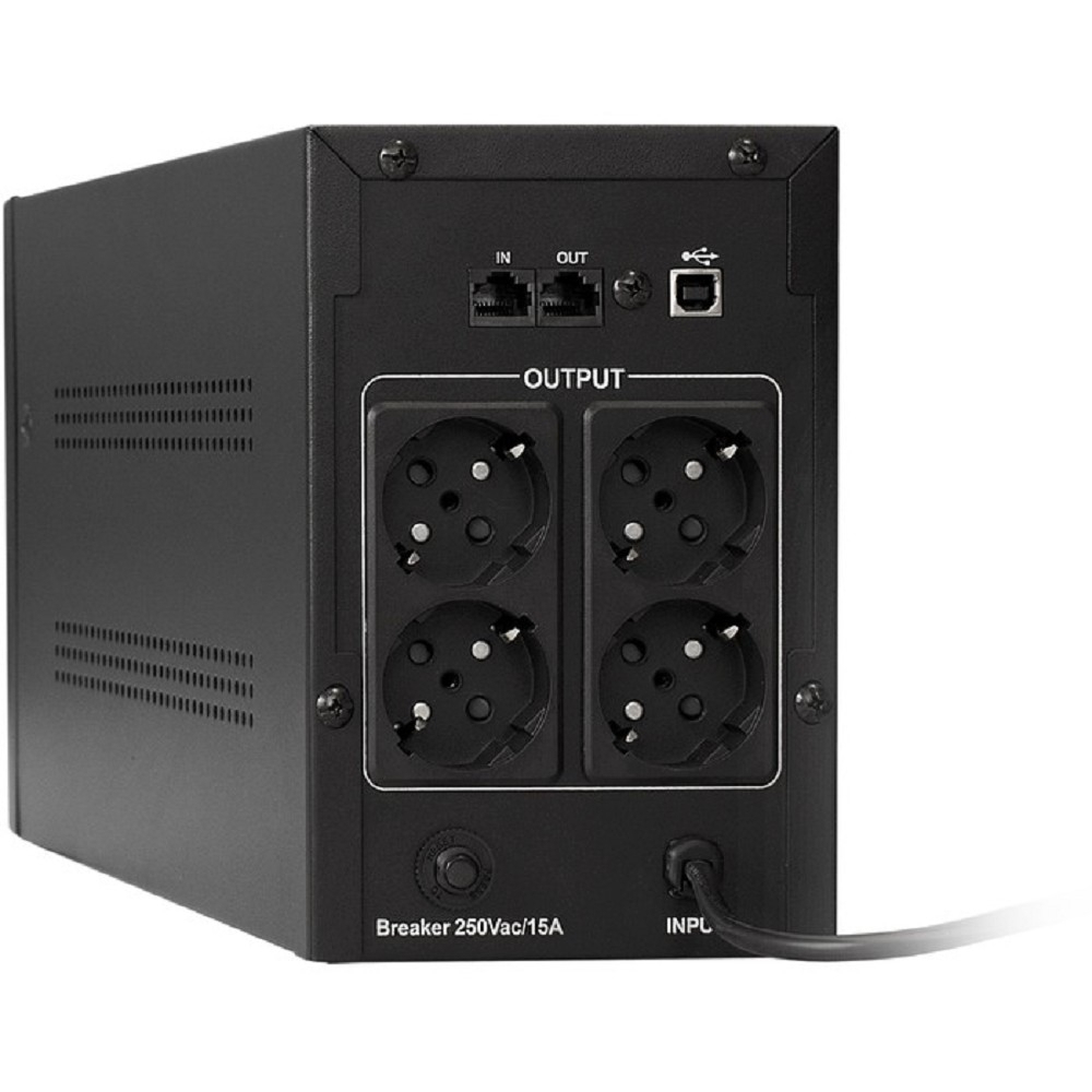 Exegate EP285519RUS ИБП ExeGate SpecialPro Smart LLB-2000.LCD.AVR.EURO.RJ.USB &lt;2000VA/1200W, LCD, AVR, 4 евророзетки, RJ45/11, USB, Black&gt;