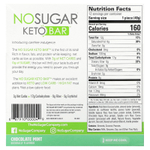 No Sugar Company, Keto Bar, батончик с шоколадом и мятой, 12 батончиков по 40 г (1,41 унции)