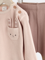 Толстовка и легинсы в комплекте для малышей Next 835-932, Бежевый