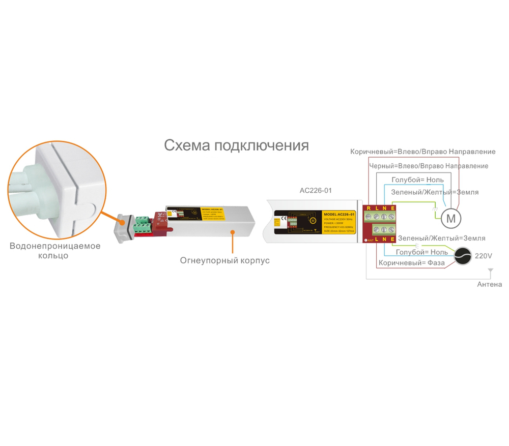 Радиоприемник влагозащищенный, AC226-01