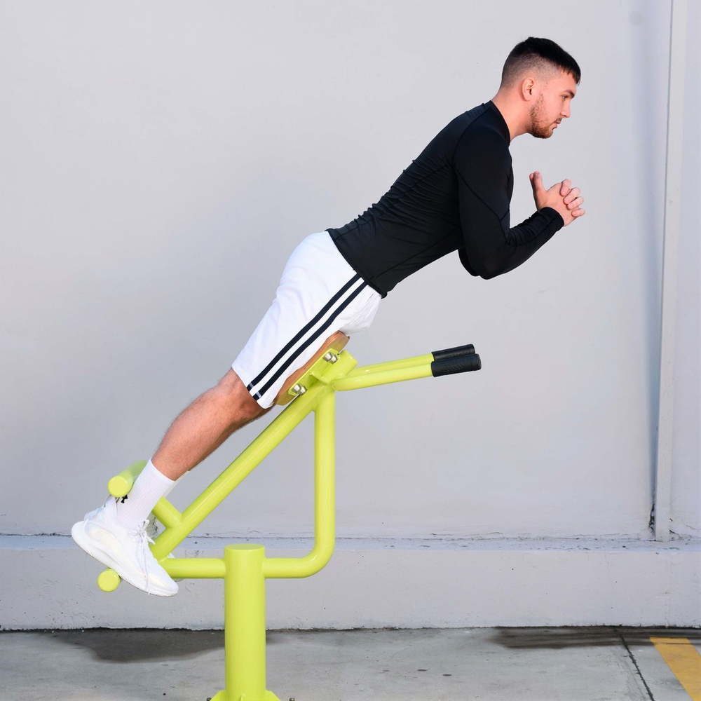 Fix-1702 Уличный тренажер Гиперэкстензия ZAVODSPORTA