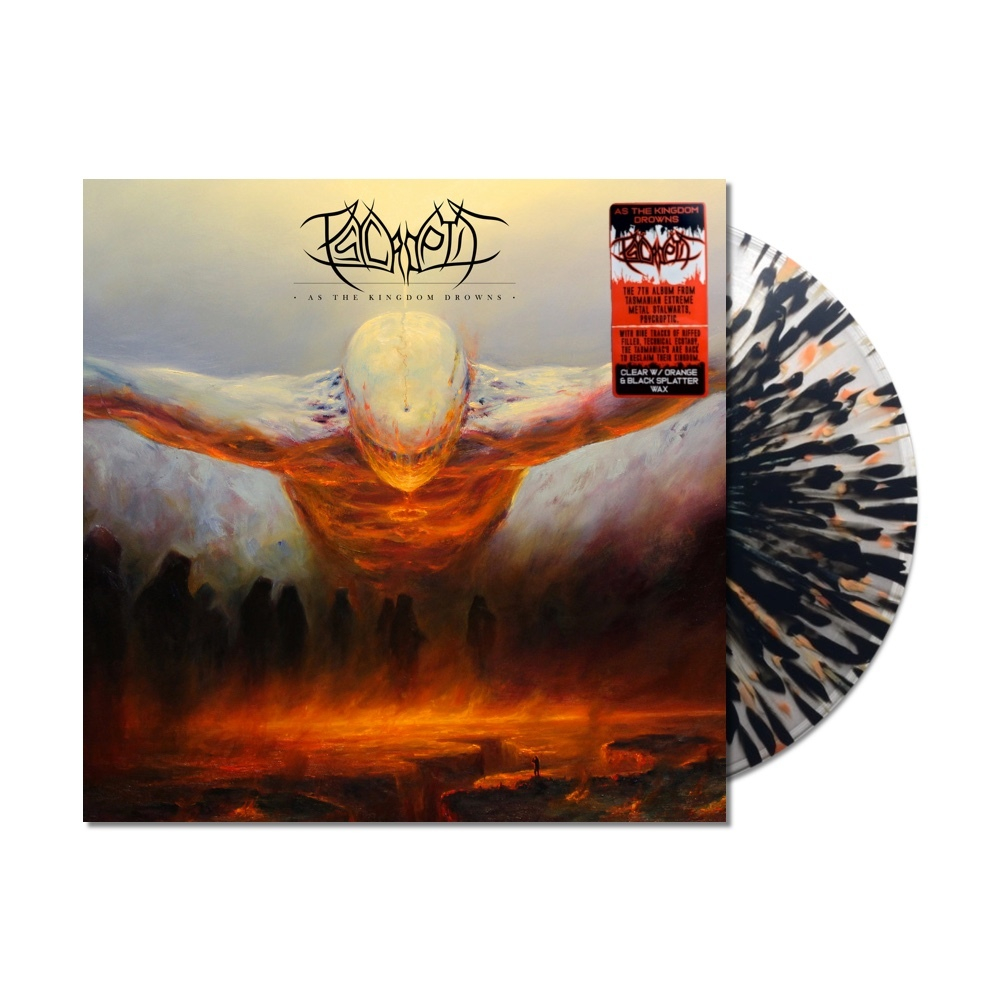 Psycroptic As The Kingdom Drowns (Orange with Black Splatter Wax)