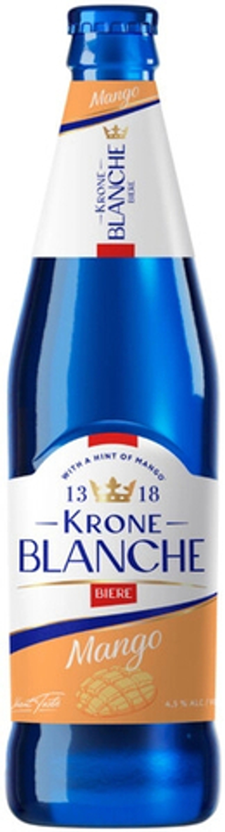 Пивной напиток Крон Бланш Бьер Манго / Krone Blanche Biere Mango 0.45 - стекло
