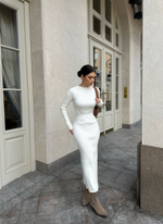 Платье AMELIA с закрытой спиной, белый