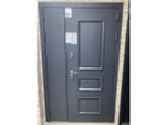 Дверь Входная Термо Серая Нестандарт Двухстворчатая