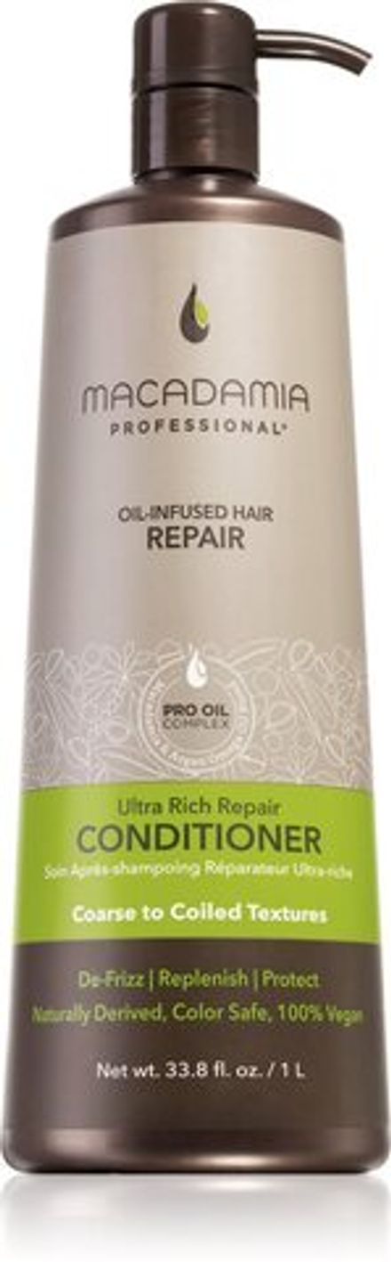 Macadamia Natural Oil Ultra Rich Repair - питательный кондиционер для очень поврежденных волос /   1000  ml  / GTIN 815857010788