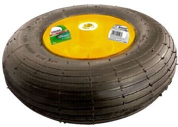 Колесо пневматическое, 4.00-6, D325 мм, подш. внут. диам. 16мм, длина оси 100мм Palisad 68938