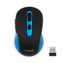 Мышь беспроводная FUMIKO SWIFT черно-синяя