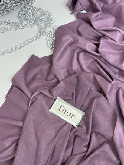 Замша искусственная, фрез темный