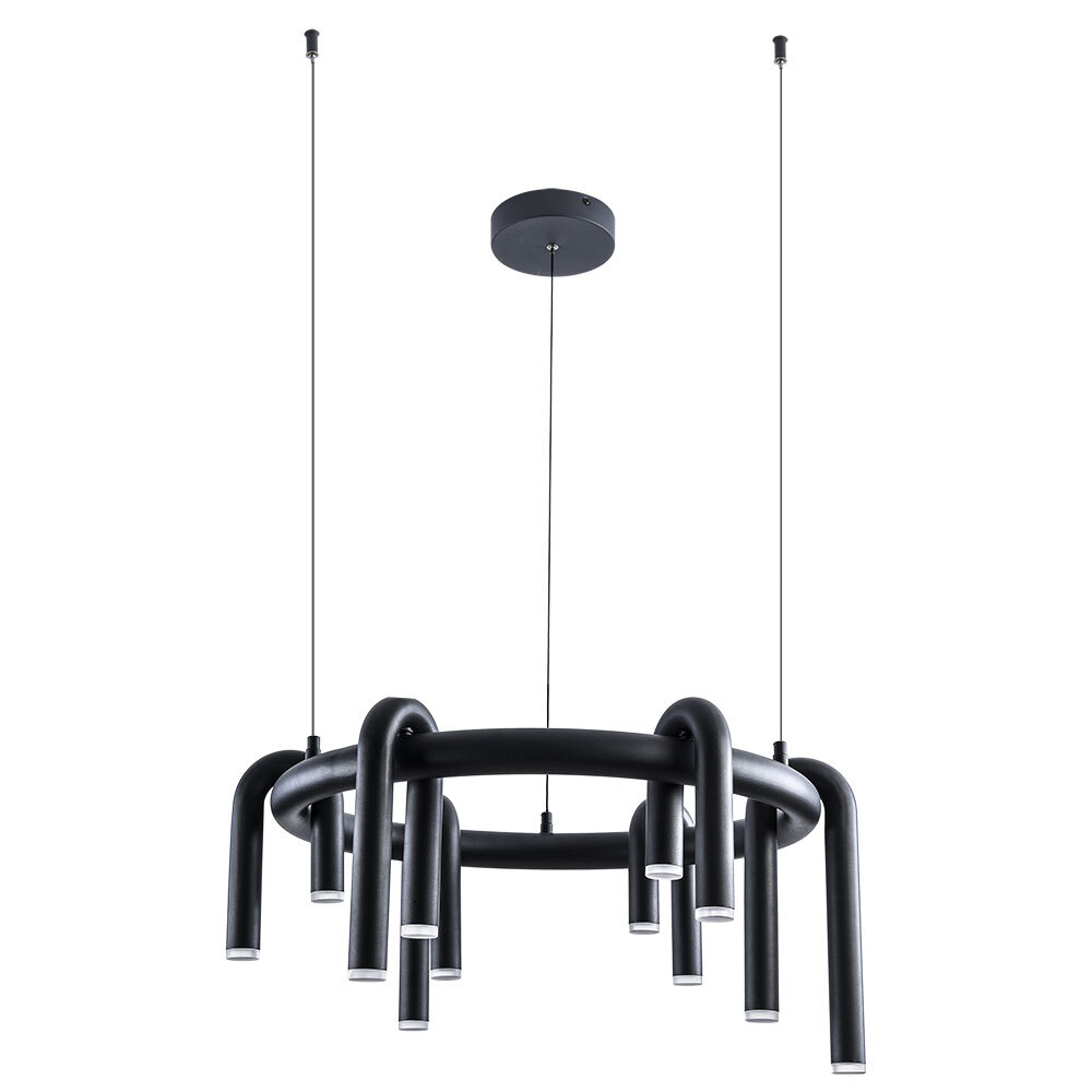 Подвесная светодиодная люстра Arte Lamp WARHOL A3258LM-30BK