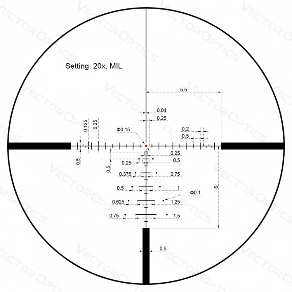 Прицел Vector Optics Paragon 4-20x50 "1" Tactical SFP (SCOL-T44)