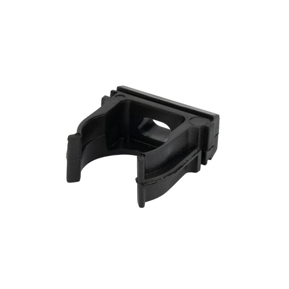 Крепеж-клипса для трубы 20 мм черная 100 шт