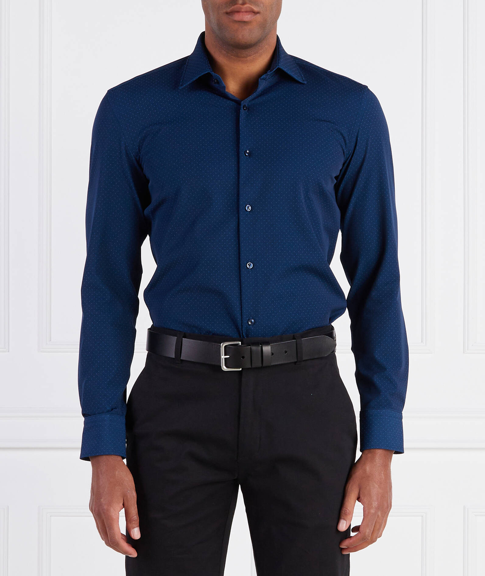 Рубашка P-HANK-kent-C1-222 BOSS BLACK - темно-синий(50496256)