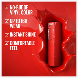 MAYBELLINE NEW YORK SuperStay Vinyl Ink - Стойкая жидкая помада, 4,2 ml