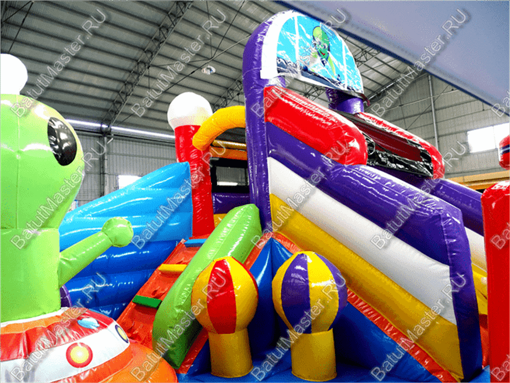 Коммерческий надувной батут "Инопланетяне"