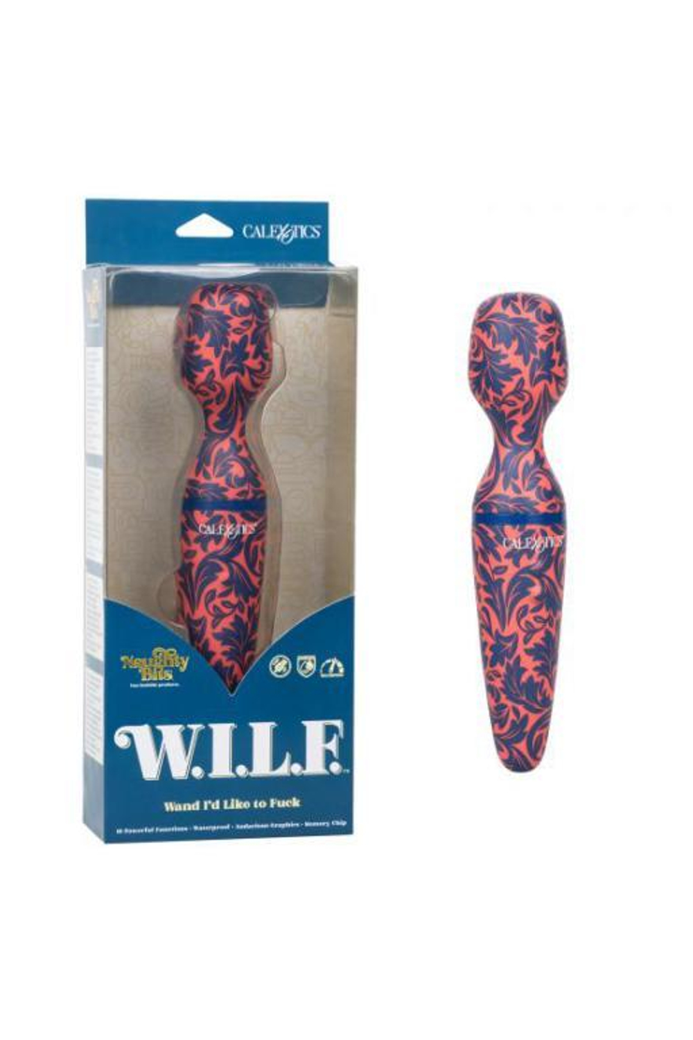 Универсальный вибромассажер Naughty Bits W.I.L.F Wand I'd Like to Fuck