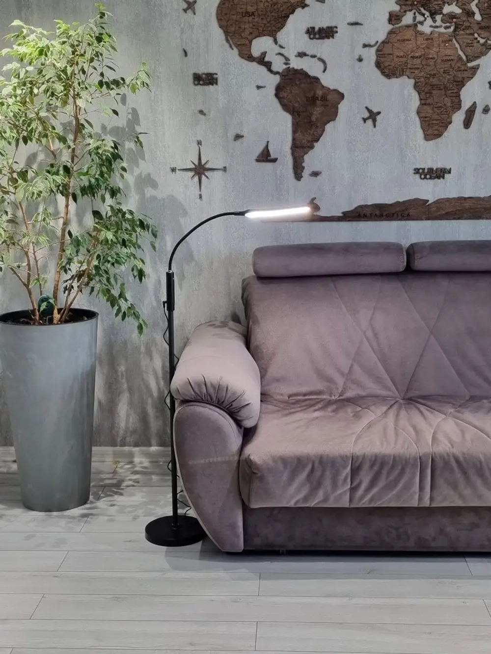 Светильник напольный светодиодный с пультом