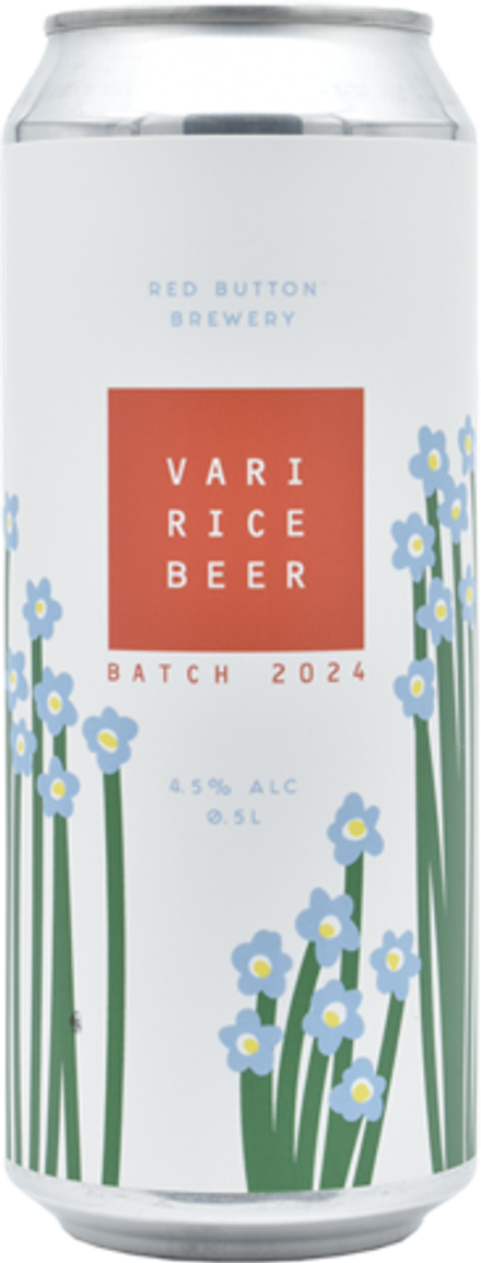 Пиво Рэд Баттон Вэри Райс Бир Батч 2024 / Red Button Vari Rice Beer Batch 2024 0.5 - банка