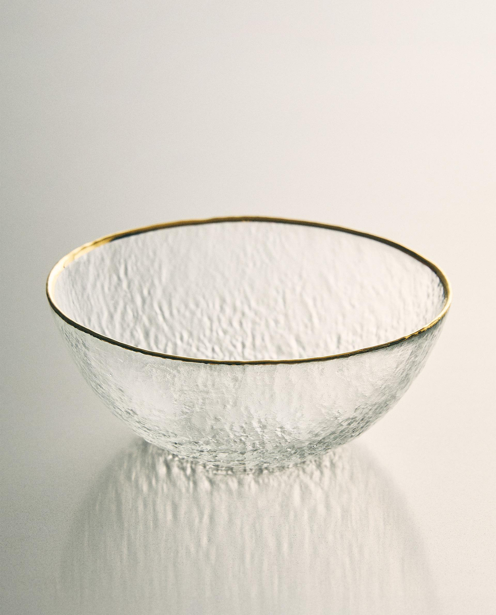 Zara Home миска из стекла, цвет прозрачный, 15 см