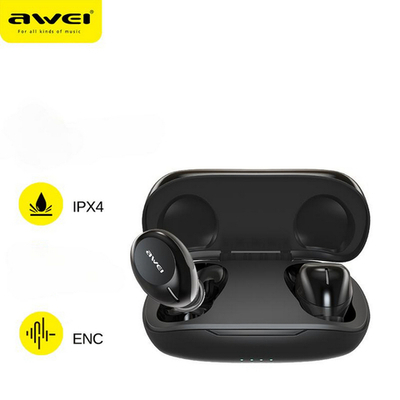 Наушники беспроводные Awei T20 ENC Sports Earbuds