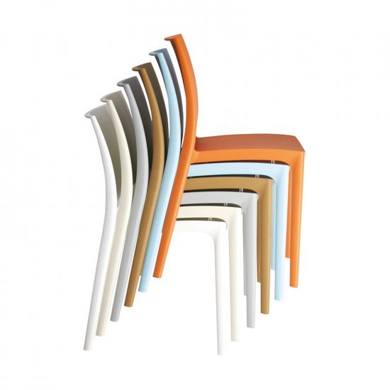 Стул пластиковый Maya оранжевый