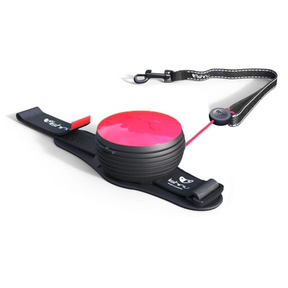 Поводок-рулетка Lishinu Original  NEON д/мелких пород собак(6-30 кг, 3 м), фуксия