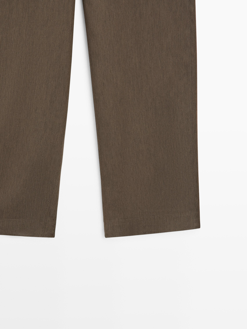 Massimo Dutti Свободные брюки с эластичным поясом, темно-зеленый