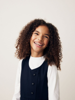 Сарафан длинный школьный для девочки Next Q84-886, Темно-синий