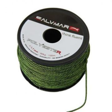 Линь Salvimar Polyester черно-зеленый ø1.7 мм 90 кг 1 метр (в катушке 50 м)