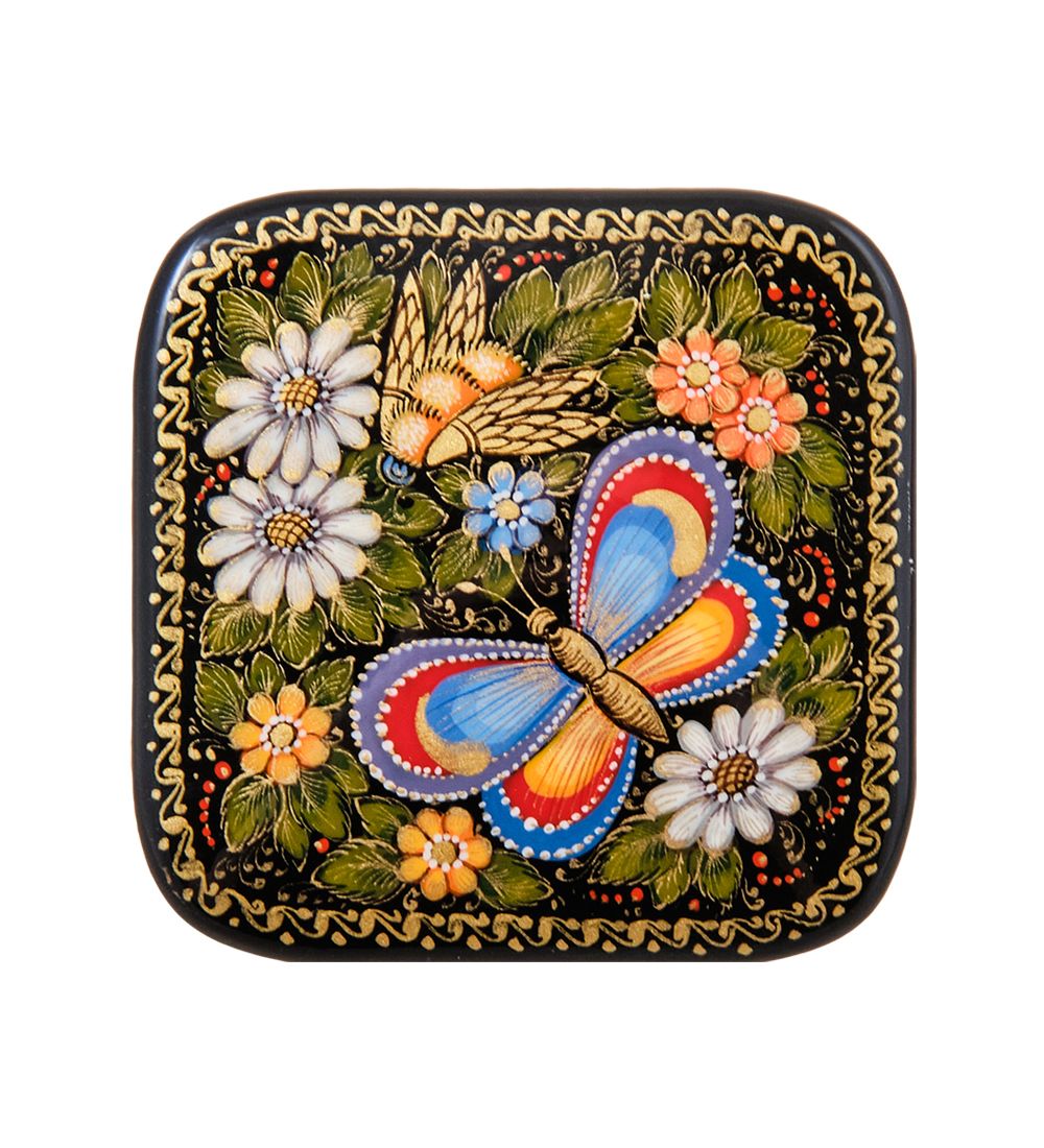 Народные промыслы ШК-30/105-C Шкатулка «Лето» исп. Петрова И.